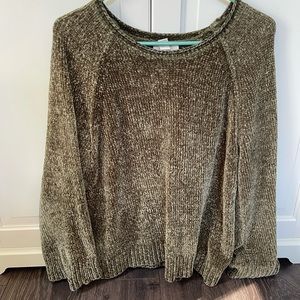Loft Chenille Green Sweater